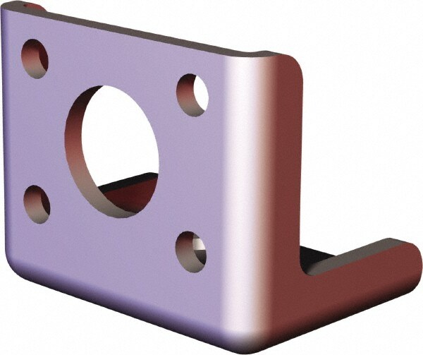 0.33" (8.5mm) Mount Hole, 2.44" Overall Height, 2.2" Overall Width, 2.99" Overall Depth Clamp Base