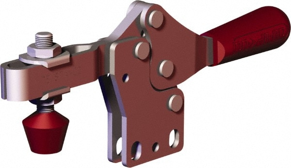 De-Sta-Co 227-UB Manual Hold-Down Toggle Clamp: Horizontal, 499.08 lb Capacity, U-Bar, Straight Base Image