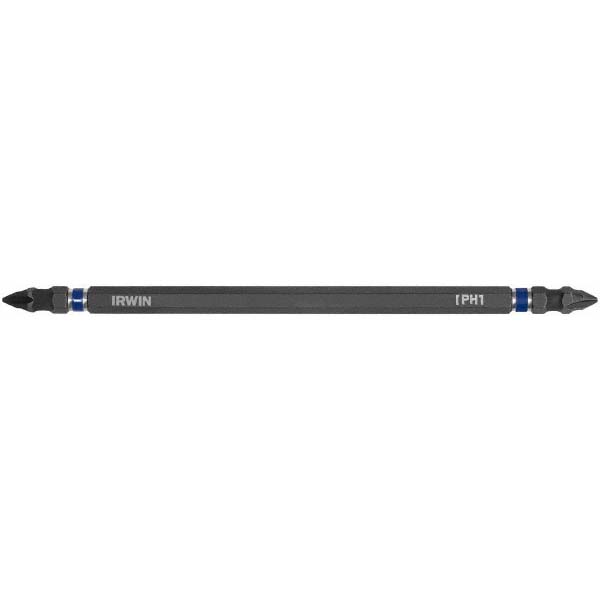 Irwin Power Screwdriver Bit: #1 x #1 Phillips - 6" OAL | 5-Pack | Part #1871081