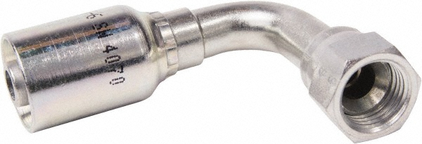 Hydraulic Hose Mediun Drop Female JIC Swivel 90 ° Elbow: 12 mm, 1-1/16-12, 5,000 psi