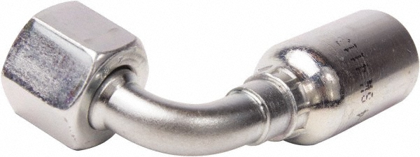Hydraulic Hose Female Seal-Lok Swivel Short Drop 90 ° Elbow: 4 mm, 9/16-18, 6,000 psi