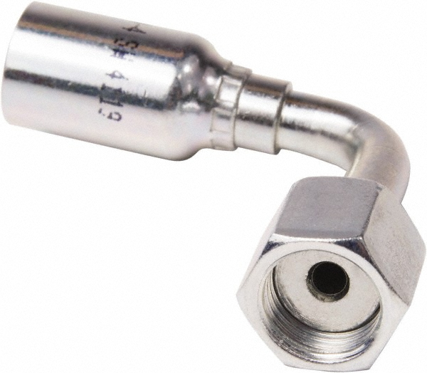 Hydraulic Hose Female Seal-Lok Swivel Long Drop 90 ° Elbow: 4 mm, 9/16-18, 6,000 psi