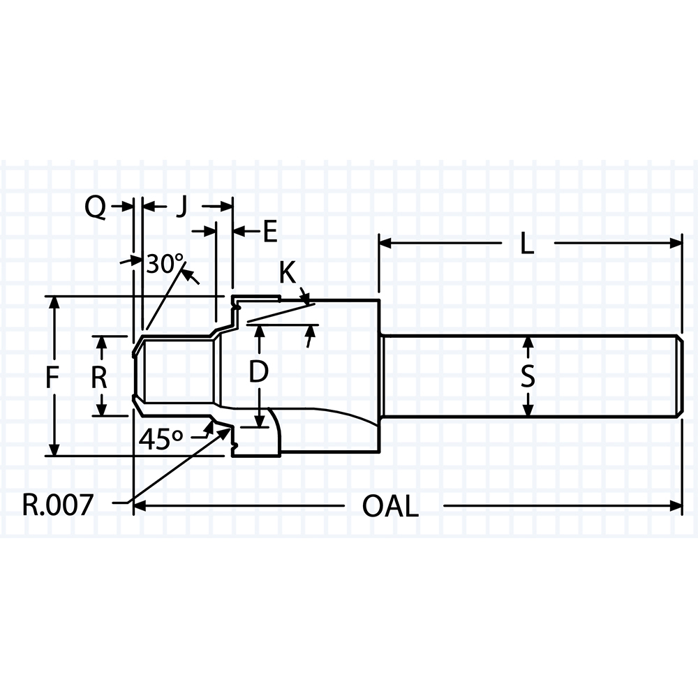 Scientific Cutting Tools Porting Tool 0.9094" Spotface Dia, Reamer