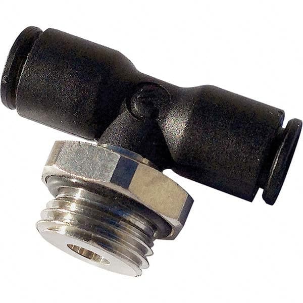 Push-Fit Reduced Branch Tee Connectors Pneumatic Fittings 