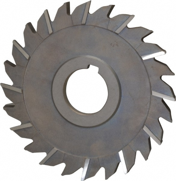 Keo 1390 Side Milling Cutter: 5" Cutter Dia, 1/4" Cutting Width, 1-1/4" Arbor Hole, 24 Teeth Image