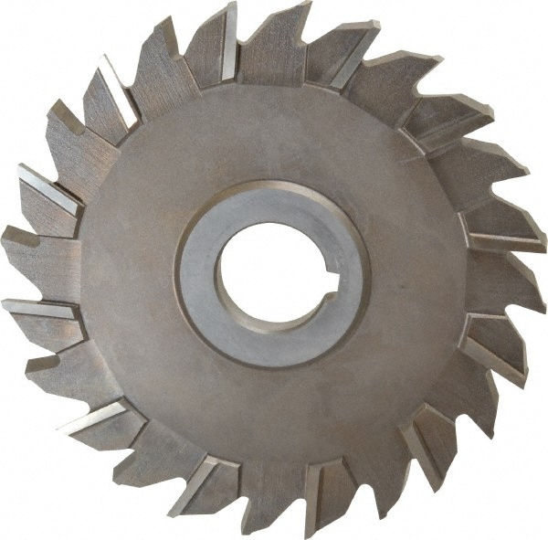 Keo 1460 Side Milling Cutter: 5" Cutter Dia, 3/8" Cutting Width, 1" Arbor Hole, 24 Teeth Image