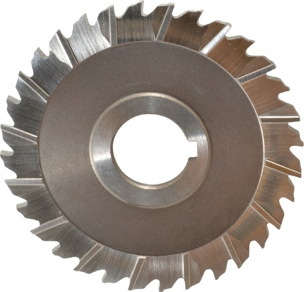 Keo 7600 Side Chip Saw: 4" Blade Dia, 5/32" Blade Thickness, 1" Arbor Hole Dia, 32 Teeth, High Speed Steel Image