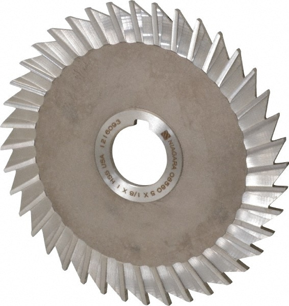 Keo 8580 Side Chip Saw: 5" Blade Dia, 1/8" Blade Thickness, 1" Arbor Hole Dia, 40 Teeth, High Speed Steel Image