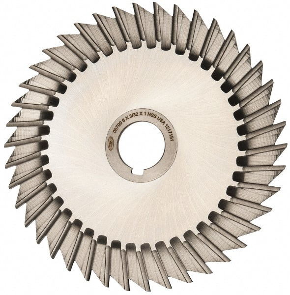 Keo 8700 Side Chip Saw: 6" Blade Dia, 3/32" Blade Thickness, 1" Arbor Hole Dia, 42 Teeth, High Speed Steel Image