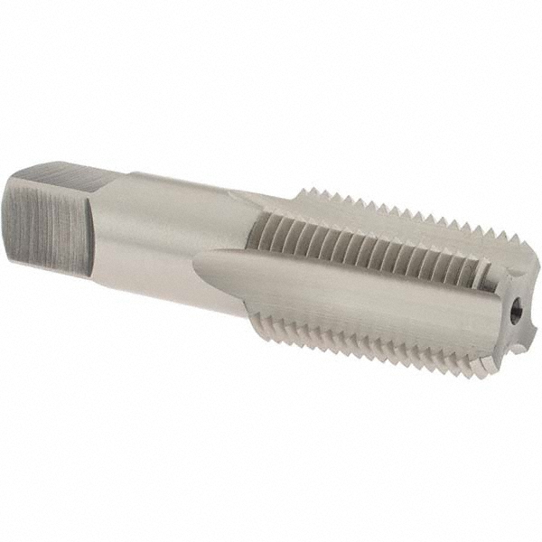 OSG 1200600900 Standard Pipe Tap: 1/2-14, NPTF, 4 Flutes, High Speed Steel, Bright/Uncoated Image