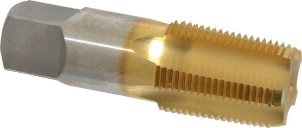 OSG 1313105 Standard Pipe Tap: 3/4-14, NPTF, 5 Flutes, High Speed Steel, TiN Finish 