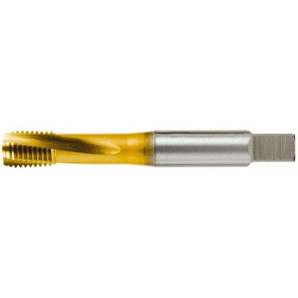 OSG 1310505 Standard Pipe Tap: 1/2-14, NPT, 4 Flutes, High Speed Steel, TiN Finish Image