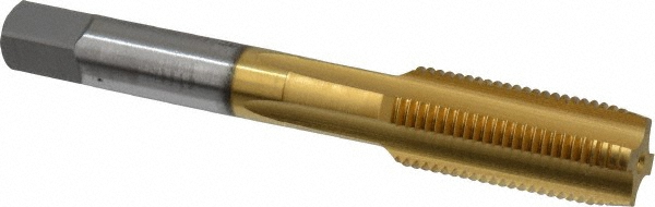 OSG 1122805 1/2-20 Plug RH 3B H3 TiN High Speed Steel 4-Flute Straight Flute Hand Tap Image