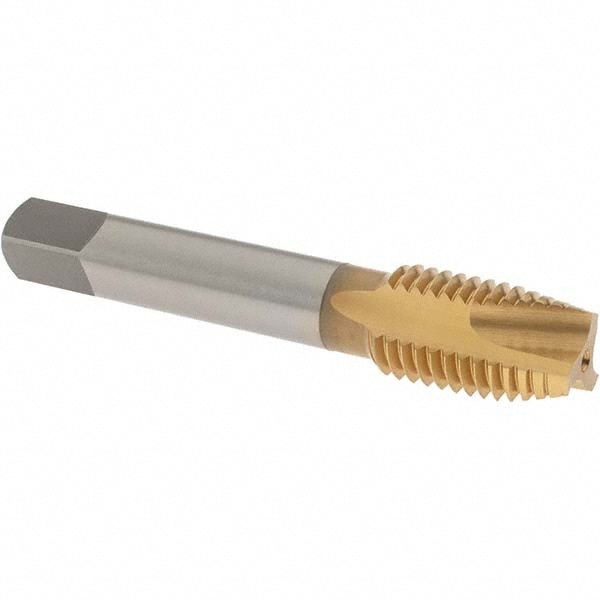 OSG 1233605 Spiral Point Tap: 3/4-10, UNC, 3 Flutes, Plug, High Speed Steel, TiN Finish Image