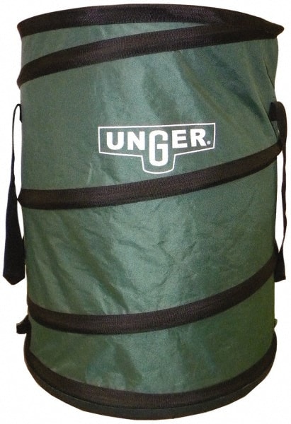 UNGER NB300 40 Gal Round Green Trash Can 