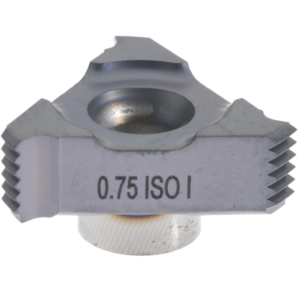 Threading Insert: C18 I 0.75 ISO MT7, Carbide