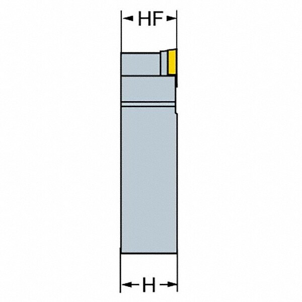 5//8 Shank Diameter DCMT 2 Steel Internal -4 Degree Inclination Angle Screw Clamp Sandvik Coromant A10R-SDUCR 2 Turning Insert Holder Round with Flat Shank 1.5 1 Insert Size Right Hand 8 Length x 0.5 Width