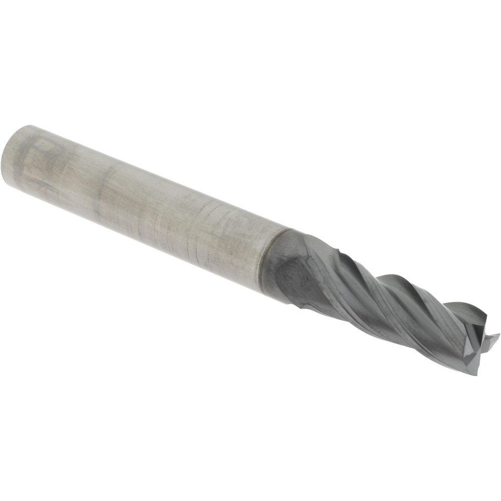 95168598 Square End Mill: 7 mm Dia, 19 mm LOC, 4 Flutes, Solid Carbide  