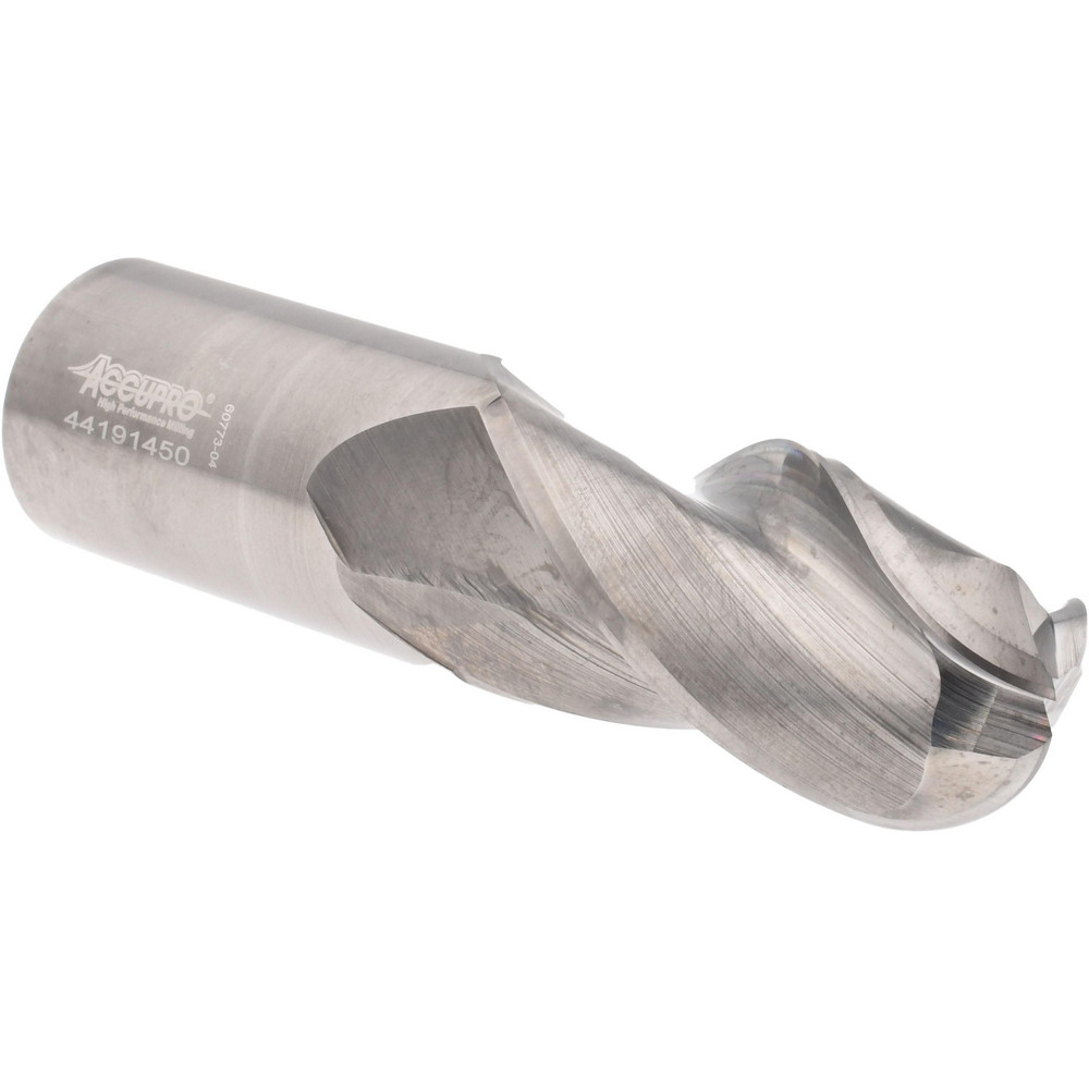 Accupro 3351000BN Ball End Mill: 1" Dia, 2" LOC, 3 Flute, Solid Carbide 