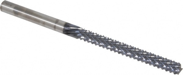 Onsrud 66-919ALTIN Diamond Pattern Router Bit: 0.25" Dia, 2.125" LOC, 1/4" Shank Dia, End Mill Image