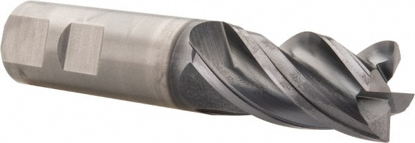 Kennametal 4046283 Corner Chamfer End Mill: 0.9843" Dia, 1.7677" LOC, 4 Flute, Solid Carbide Image