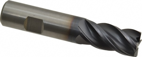 Kennametal 4046279 Corner Chamfer End Mill: 0.7087" Dia, 1.2598" LOC, 4 Flute, Solid Carbide Image