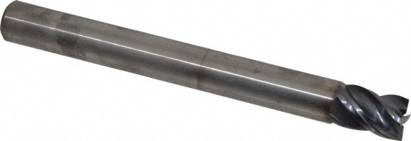 Kennametal 4072207 Square End Mill: 5/8 Dia, 3/4 LOC, 5/8 Shank Dia, 6 OAL, 4 Flutes, Solid Carbide Image