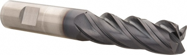 Kennametal 5053664 Square End Mill: 3/4 Dia, 2-1/4 LOC, 3/4 Shank Dia, 5 OAL, 4 Flutes, Solid Carbide Image