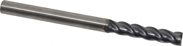 Kennametal 4047731 Square End Mill: 1/4 Dia, 1-1/4 LOC, 1/4 Shank Dia, 3-1/4 OAL, 4 Flutes, Solid Carbide Image