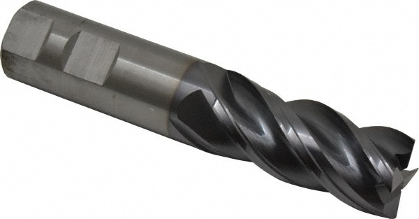 Kennametal 4067318 Square End Mill: 1 Dia, 2-1/4 LOC, 1 Shank Dia, 5 OAL, 4 Flutes, Solid Carbide Image