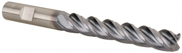 Kennametal 4071933 Corner Radius End Mill: 1/2" Dia, 3" LOC, 0.06" Radius, 4 Flutes, Solid Carbide Image