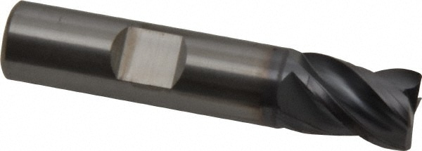 Kennametal 4071901 Corner Chamfer End Mill: 0.5" Dia, 0.625" LOC, 4 Flute, 0.02" Chamfer Width, Solid Carbide Image