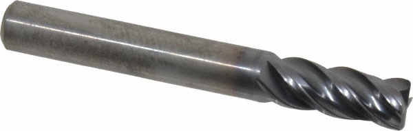 Kennametal 4047746 Corner Radius End Mill: 5/16" Dia, 3/4" LOC, 0.03" Radius, 4 Flutes, Solid Carbide Image