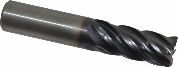Kennametal 4048733 Corner Radius End Mill: 3/4" Dia, 1-1/2" LOC, 0.03" Radius, 5 Flutes, Solid Carbide Image