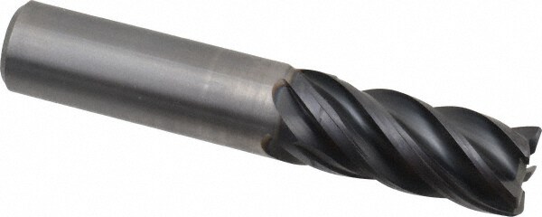 Kennametal 4048729 Corner Radius End Mill: 5/8" Dia, 1-1/4" LOC, 0.03" Radius, 5 Flutes, Solid Carbide Image