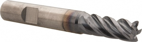 Kennametal 4046382 Corner Radius End Mill: 0.3543" Dia, 0.748" LOC, 0.0197" Radius, 5 Flutes, Solid Carbide Image