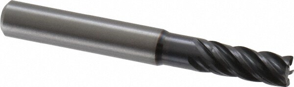 Kennametal 4046374 Corner Radius End Mill: 0.2756" Dia, 0.6299" LOC, 0.0157" Radius, 5 Flutes, Solid Carbide Image