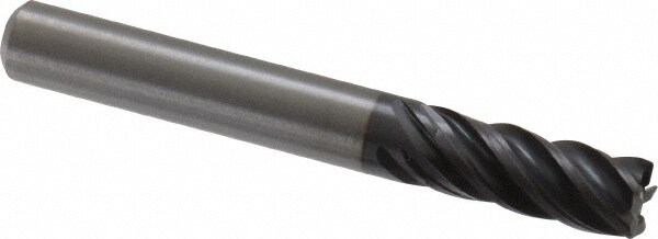 Kennametal 4046377 Corner Radius End Mill: 0.315" Dia, 0.748" LOC, 0.0197" Radius, 5 Flutes, Solid Carbide Image