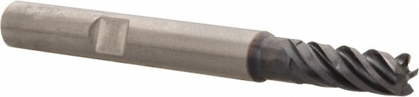 Kennametal 4046290 Corner Radius End Mill: 0.1969" Dia, 0.5118" LOC, 0.0098" Radius, 5 Flutes, Solid Carbide Image