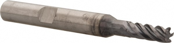 Kennametal 4046286 Corner Radius End Mill: 0.1575" Dia, 0.4331" LOC, 0.0098" Radius, 5 Flutes, Solid Carbide Image