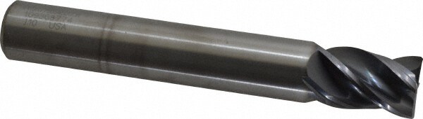 Kennametal 4072209 Corner Chamfer End Mill: 0.75" Dia, 1" LOC, 4 Flute, 0.02" Chamfer Width, Solid Carbide Image