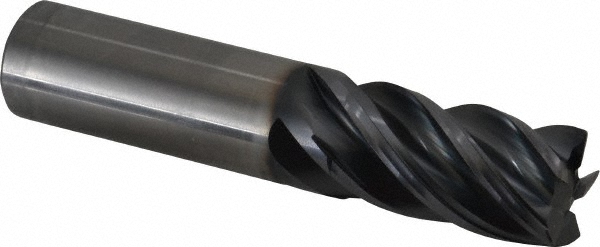 Kennametal 4046401 Corner Radius End Mill: 0.9843" Dia, 1.7717" LOC, 0.0295" Radius, 5 Flutes, Solid Carbide Image