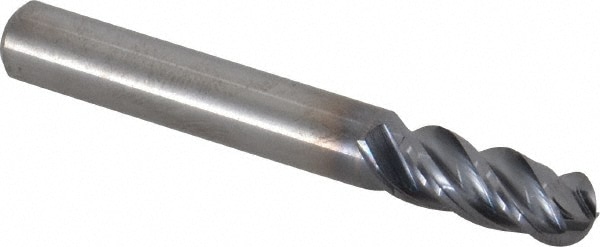 Kennametal 4067345 Ball End Mill: 0.3125" Dia, 0.75" LOC, 4 Flute, Solid Carbide Image