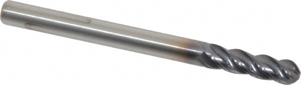 Kennametal 4067343 Ball End Mill: 0.1875" Dia, 0.625" LOC, 4 Flute, Solid Carbide Image