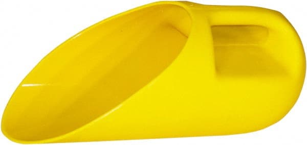Trynex SP-05 80 oz Yellow Plastic Round Bottom Scoop 