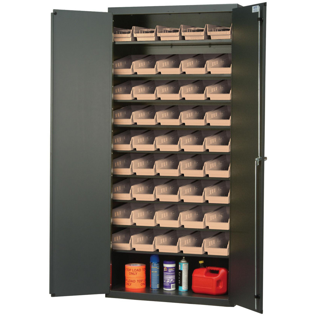 Quantum Storage Bin Shelving: Bin Shelving Type: Bin Cabinet; Shelf Type: Adjustable | Part #QPR-BG-102IV