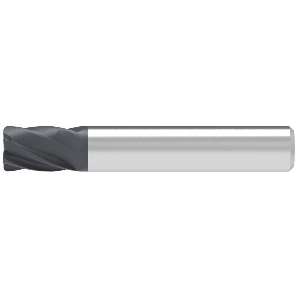 Ceratizit Corner Radius End Mill 1200 mm Dia 4900 mm LOC 200 mm Corner Radius 5 Flute Solid Carbide  10200 mm OAL 35  36 deg Helix