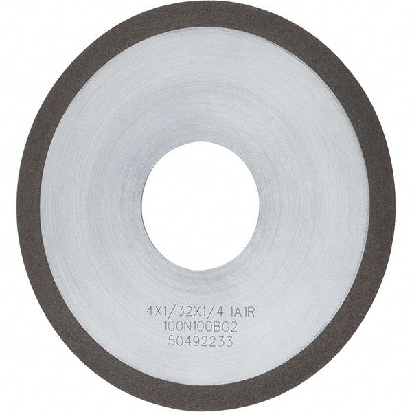 Tru-Maxx RESIN-67 Cut-Off Wheel: Type 1A1R, 4" Dia, 1/32" Thick, 1-1/4" Hole, Diamond Image