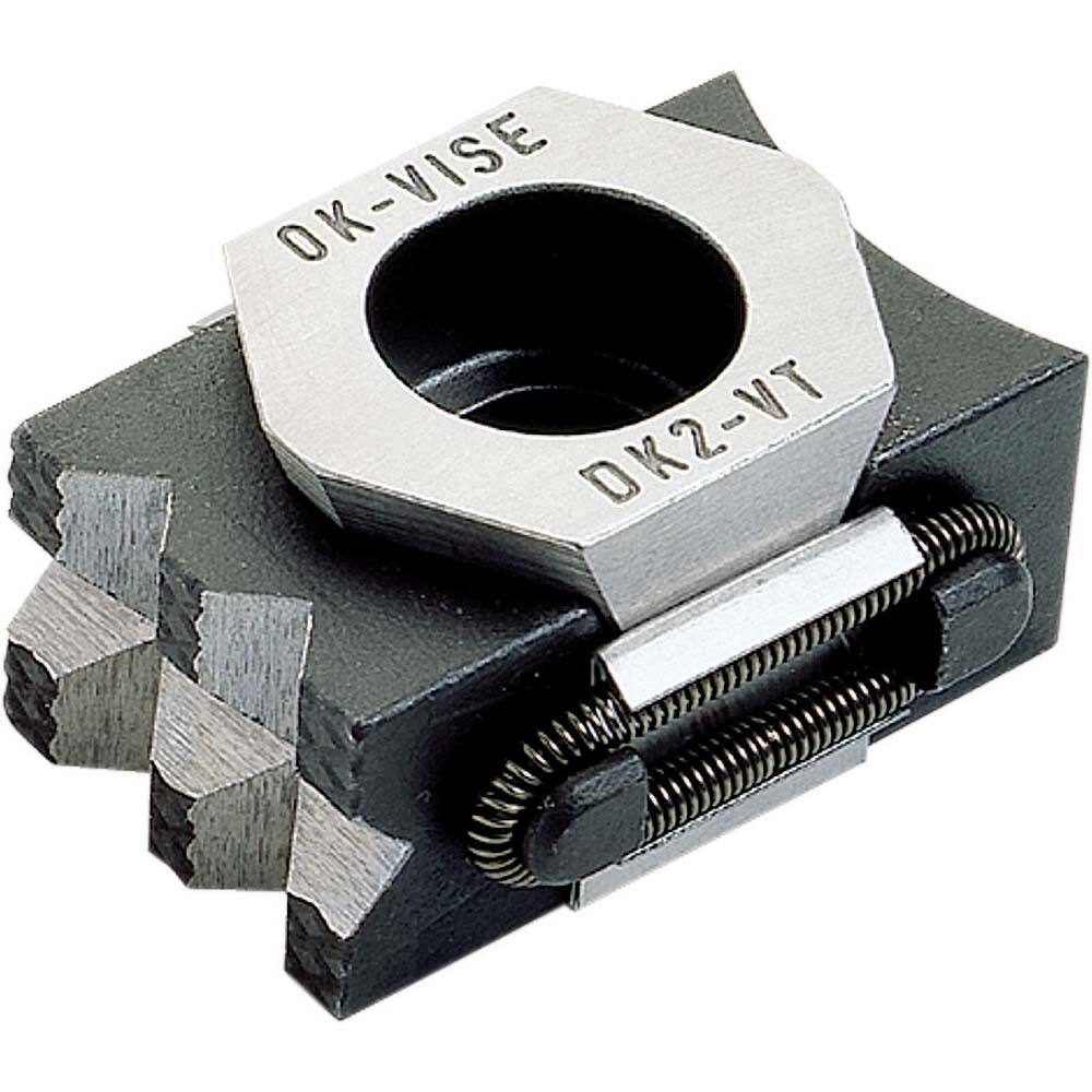 Wedge Clamps; Wedge Clamp Style: Vise; Single or Double Wedge: Single; Screw Thread Size: 5/16-18 in; Machinable: No; Holding Force: 5000 lb; Base Height: 0.59 in; Base Width: 1.54 in; Base Depth: 0.83 in; Base Width (mm): 1.54 in; Holding Force (Lb.): 50