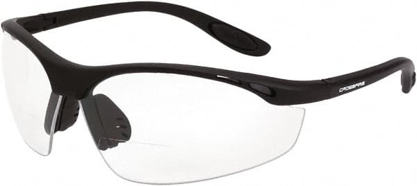 Magnifying Safety Glasses: +1.5, Clear Lenses, Anti-Fog & Scratch Resistant, ANSI Z87.1